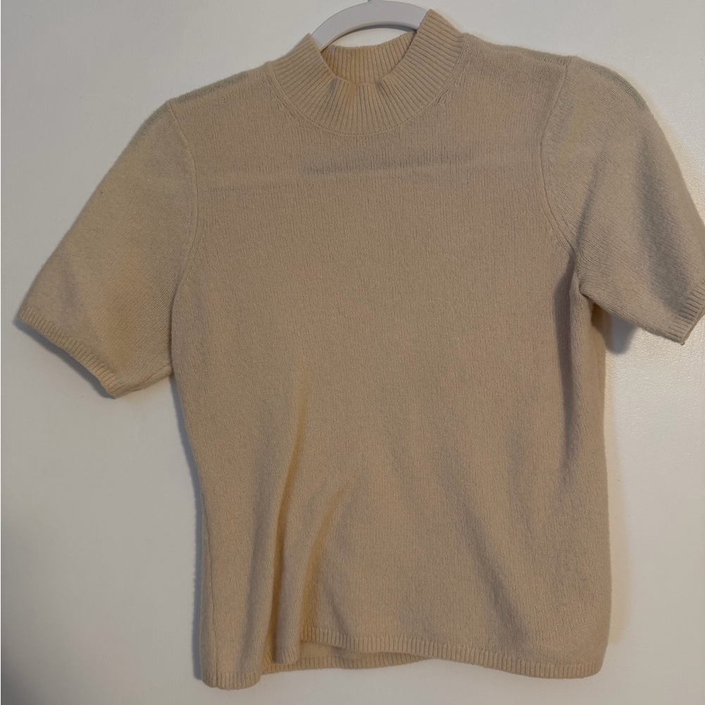 Abercrombie & Fitch Beige Wool-Blend Sweater